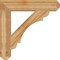 Ekena Millwork Olympic Craftsman Rough Sawn Bracket, Western Red Cedar, 6"W x 34"D x 34"H BKT06X34X34OLY04RWR - alternate 3